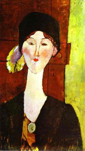 Amedeo Modigliani Portrait of Beatrice Hastings before a door oil painting image